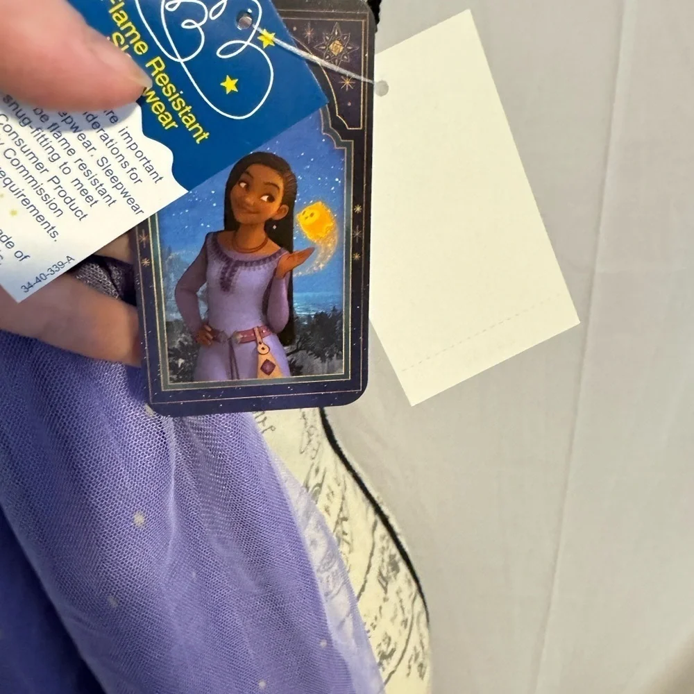 Disney Wish Asha purple girls dress